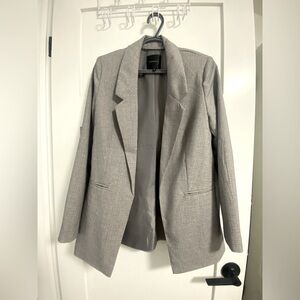 Grey Twill Blazer